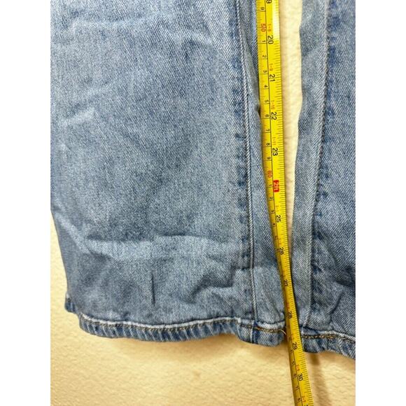 Y2K Ashley Mason Rhinestone Jeans Junior's Kacey Premium 3 Small 28" Blue Light - Picture 15 of 15